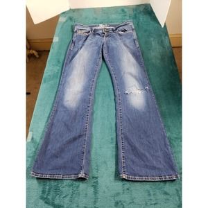 Mavi Jeans Womens Blue Sz 31 Mid Rise Pants Stretch Bootcut Ladies Denim Turkey